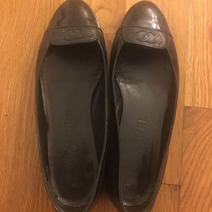 Black Chanel Flats 6.5